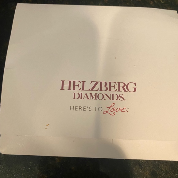 14kw, 2ctw hoop earrings from Helzberg Diamonds